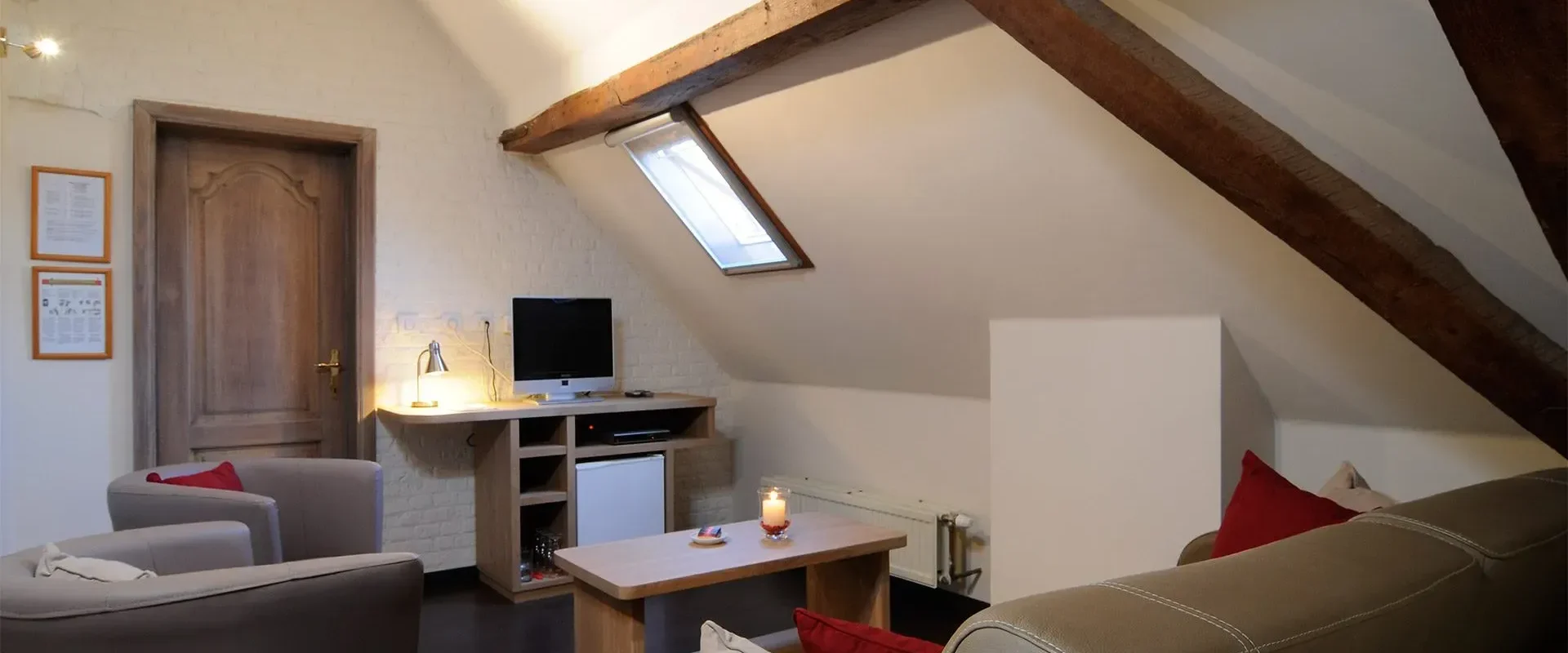 Sfeervolle gastenkamer op De Kruishoeve De Haan