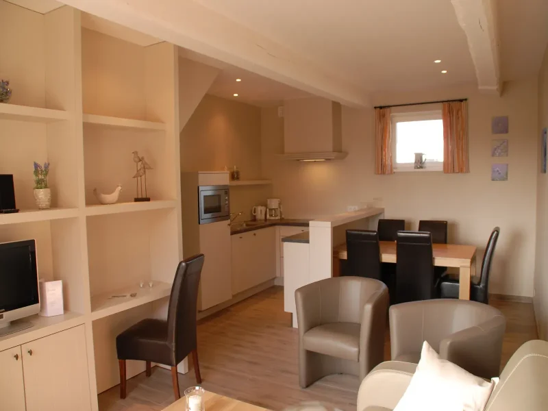 Interieur standaard vakantiewoning De Kruishoeve De Haan