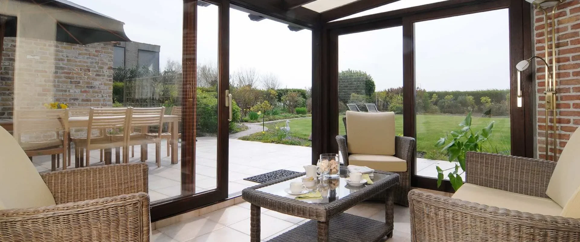 Vakantiewoningen met tuinzicht op De Kruishoeve De Haan