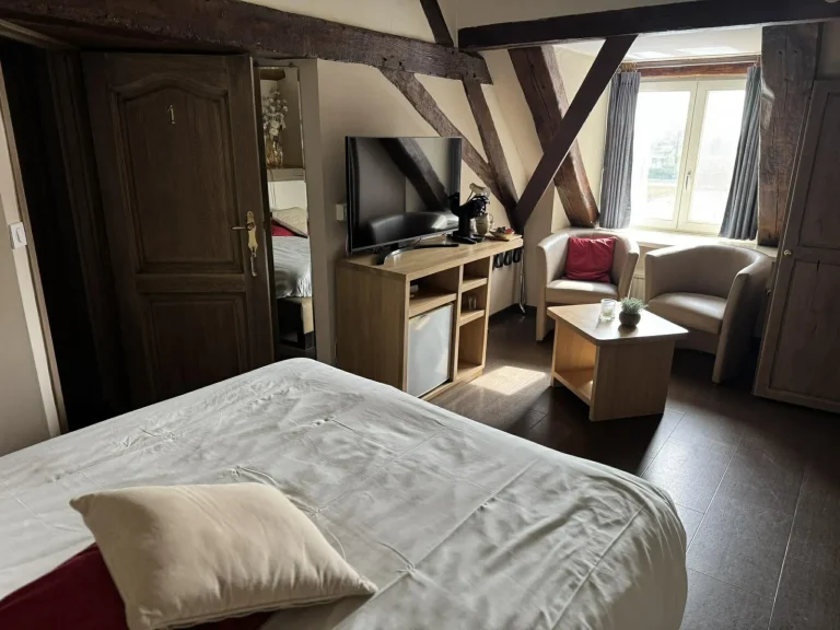 Gastenkamer De Kruishoeve De Haan - zithoek